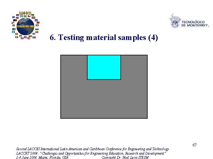 6. Testing material samples (4) Second LACCEI International Latin American and Caribbean Conference for