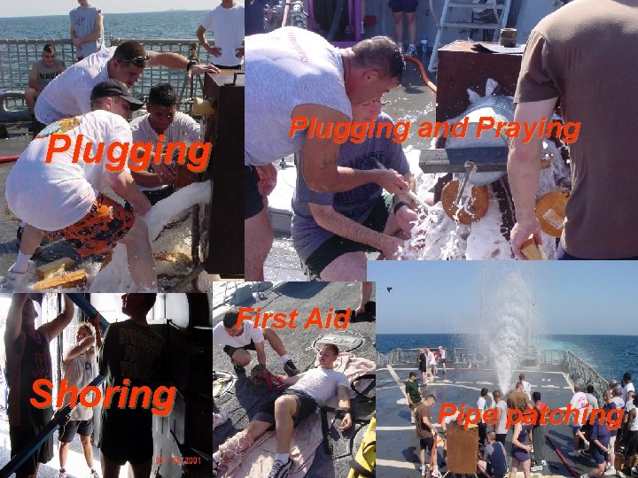 Plugging and Praying First Aid Shoring Pipe patching 