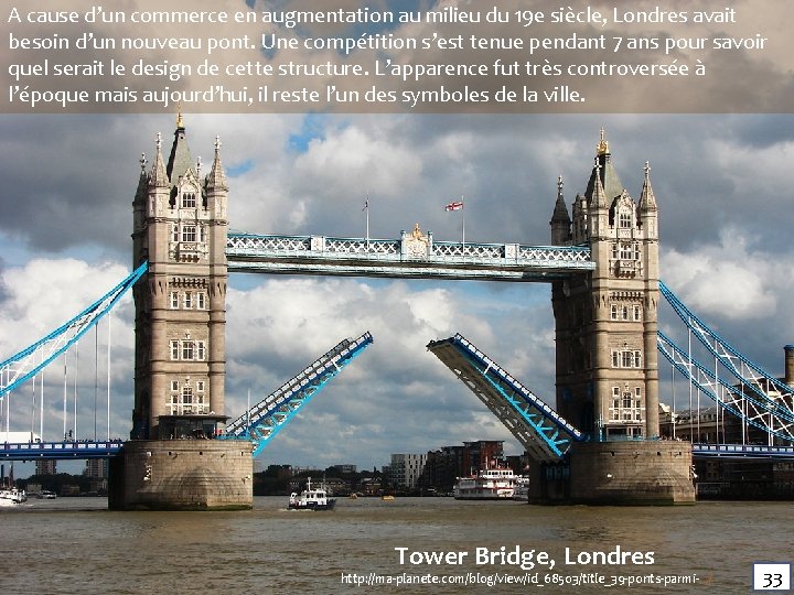 A cause d’un commerce en augmentation au milieu du 19 e siècle, Londres avait A cause d’un commerce en augmentation au milieu du 19 e siècle, Londres avait