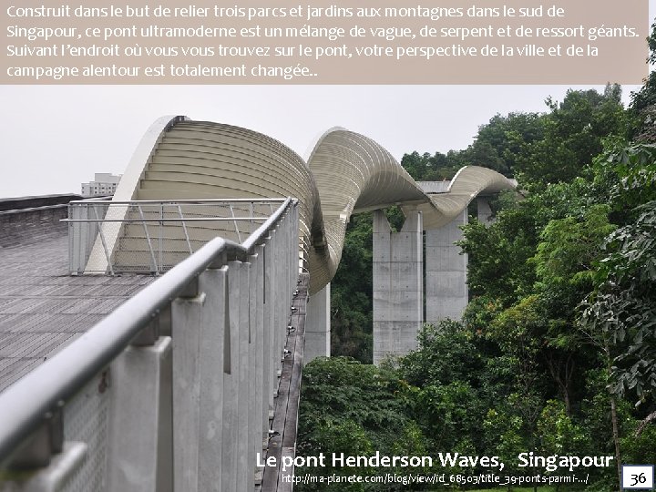 Construit dans le but de relier trois parcs et jardins aux montagnes dans le Construit dans le but de relier trois parcs et jardins aux montagnes dans le