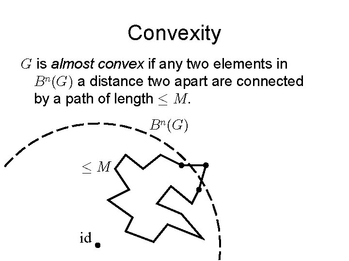 Convexity is almost convex if any two elements in a distance two apart are