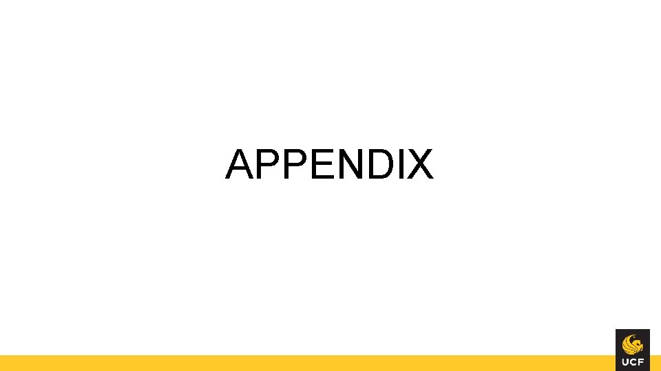 APPENDIX 