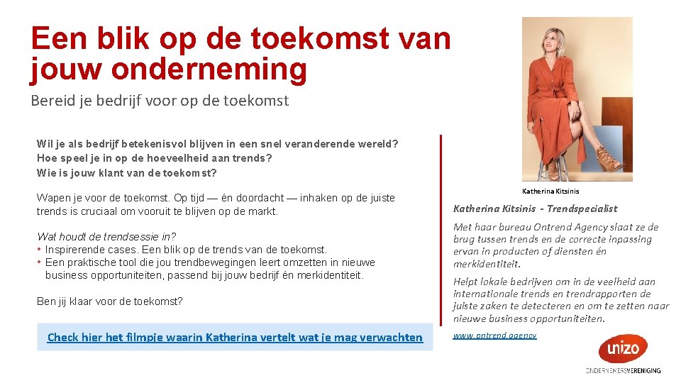 Een blik op de toekomst van jouw onderneming Bereid je bedrijf voor op de