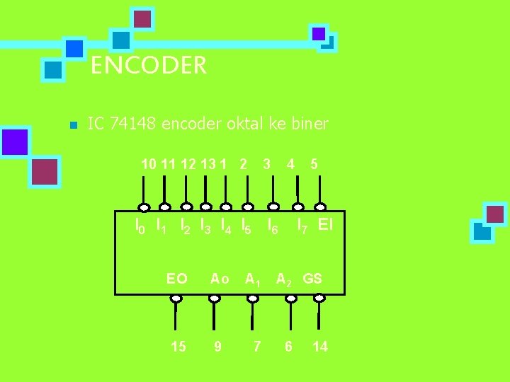 ENCODER n IC 74148 encoder oktal ke biner 10 11 12 13 1 2