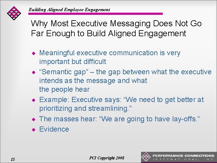 Building Aligned Employee Engagement Why Most Executive Messaging Does Not Go Far Enough to