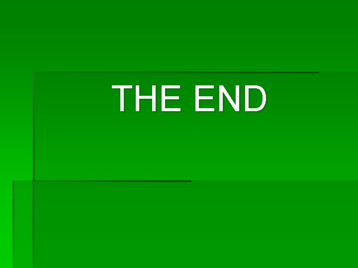 THE END 