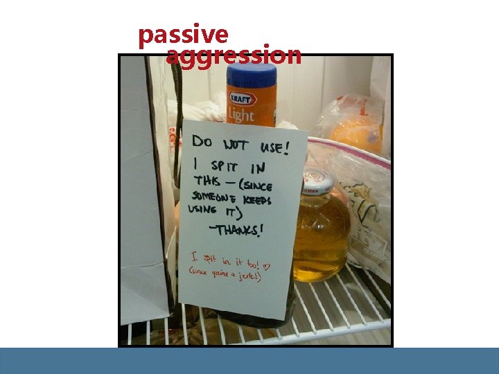 passive aggression passive aggression