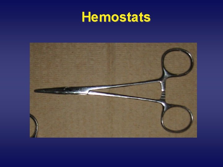 Hemostats 