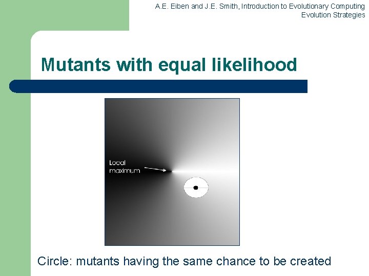 A. E. Eiben and J. E. Smith, Introduction to Evolutionary Computing Evolution Strategies Mutants