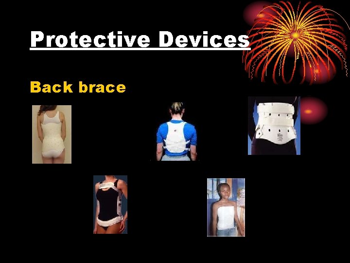 Protective Devices Back brace 