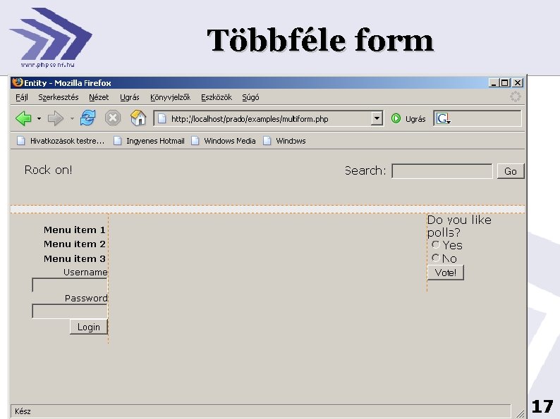 Többféle form 17 