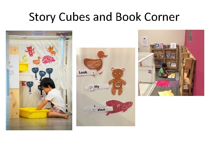 Story Cubes and Book Corner 