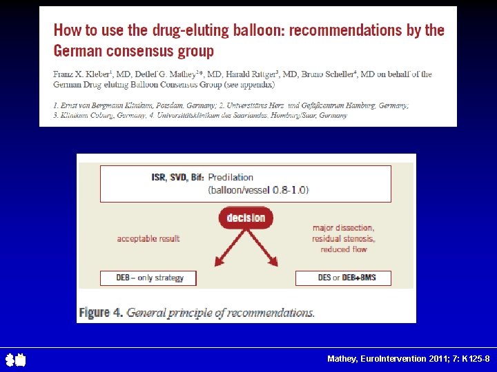Mathey, Euro. Intervention 2011; 7: K 125 -8 