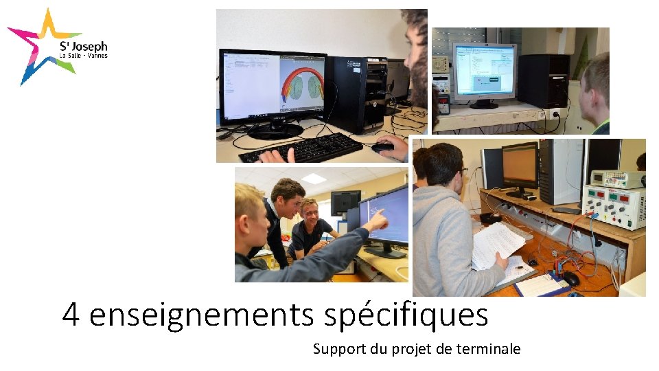 4 enseignements spécifiques Support du projet de terminale 