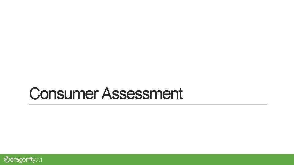 Consumer Assessment 