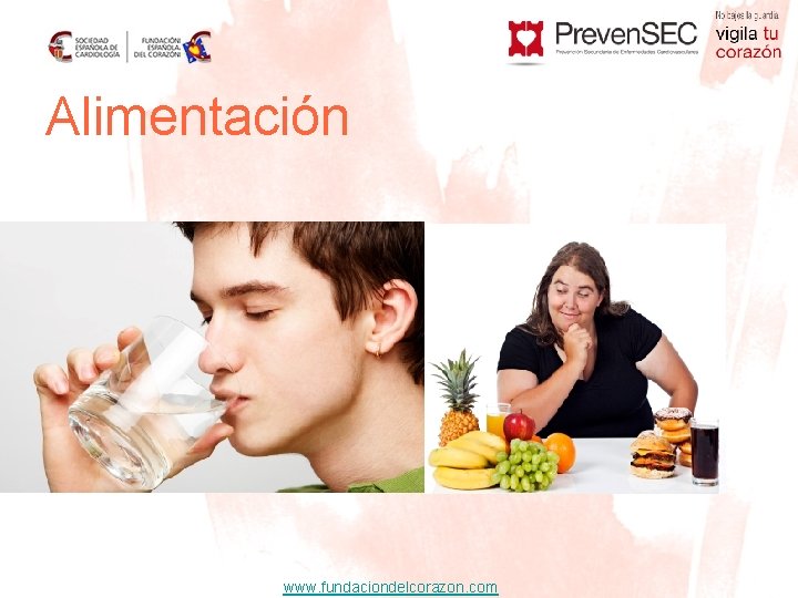 Alimentación www. fundaciondelcorazon. com 