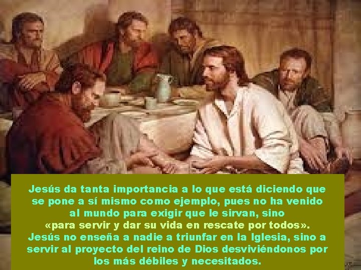 Jesús da tanta importancia a lo que está diciendo que se pone a sí