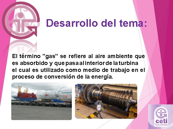 Desarrollo del tema: El término "gas" se refiere al aire ambiente que es absorbido