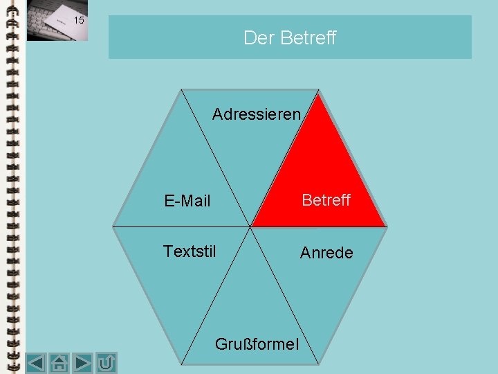 15 Der Betreff Adressieren E-Mail Betreff Textstil Anrede Grußformel 15 Der Betreff Adressieren E-Mail Betreff Textstil Anrede Grußformel