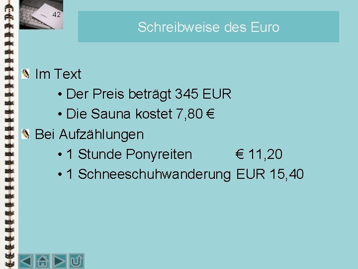 42 Schreibweise des Euro Im Text • Der Preis beträgt 345 EUR • Die 42 Schreibweise des Euro Im Text • Der Preis beträgt 345 EUR • Die
