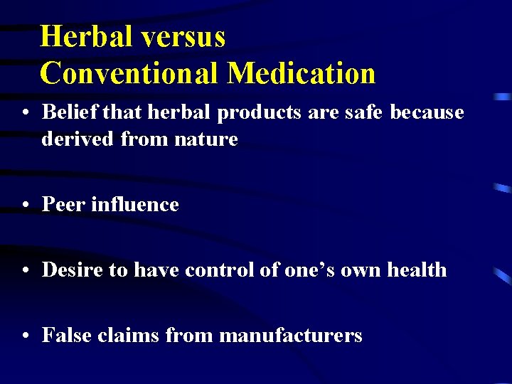 Herbal and Natural Medicines What You Should Know