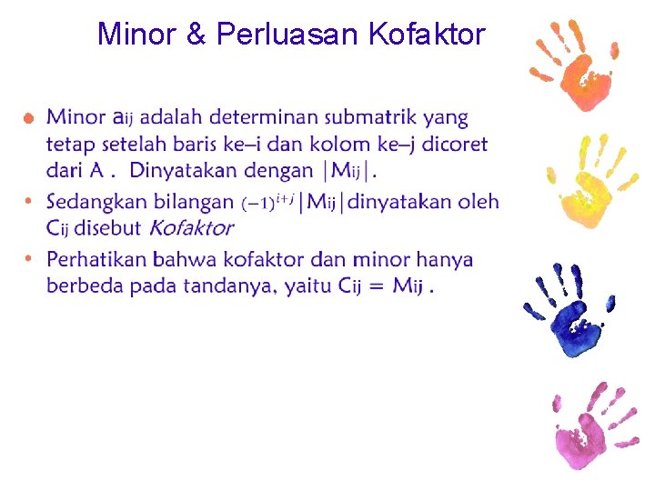 Minor & Perluasan Kofaktor • 
