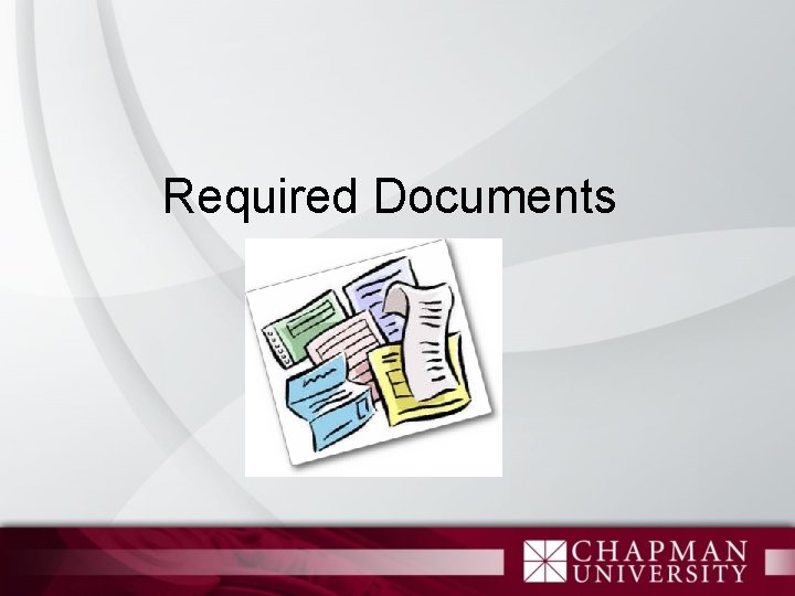 Required Documents 