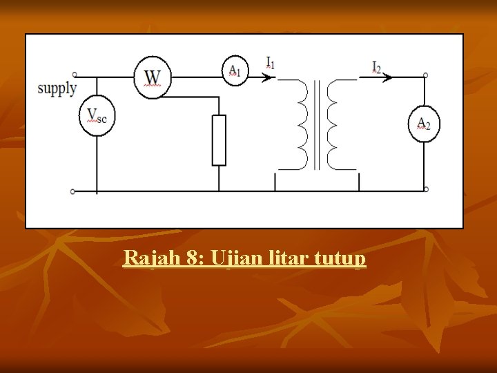 Rajah 8: Ujian litar tutup 