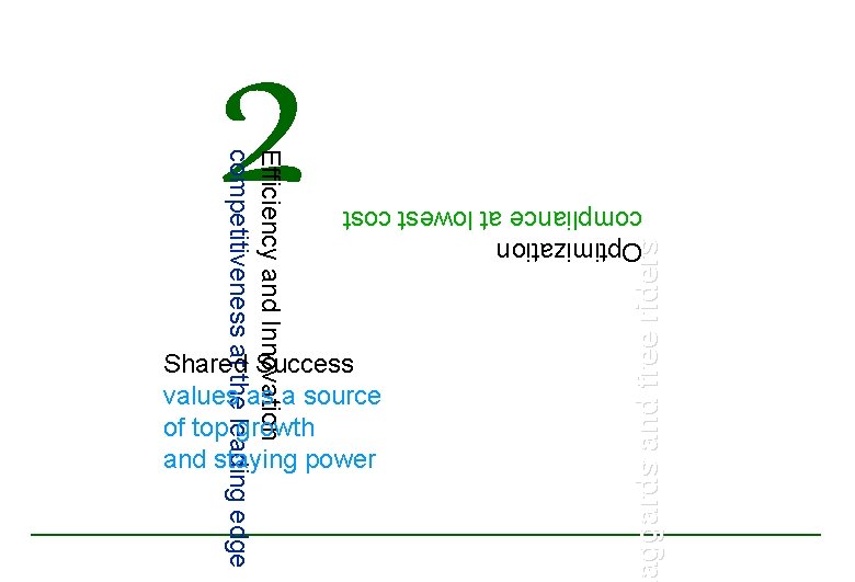 Shared Success values as a source of top growth and staying power aggards and