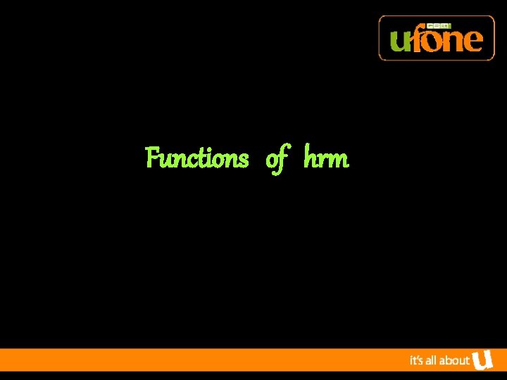 Functions of hrm 