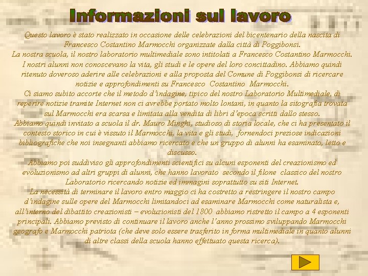 Questo lavoro è stato realizzato in occasione delle celebrazioni del bicentenario della nascita di