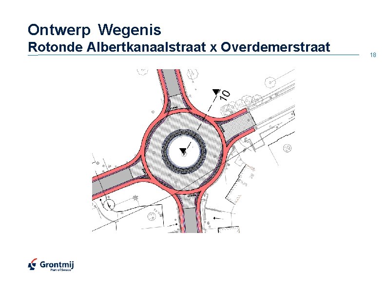 Ontwerp Wegenis Rotonde Albertkanaalstraat x Overdemerstraat 18 