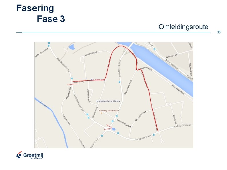 Fasering Fase 3 Omleidingsroute 35 