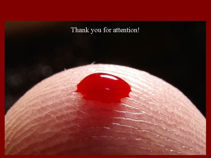 Thank you for attention! Thank you for attention!