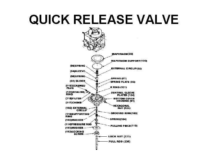 QUICK RELEASE VALVE 