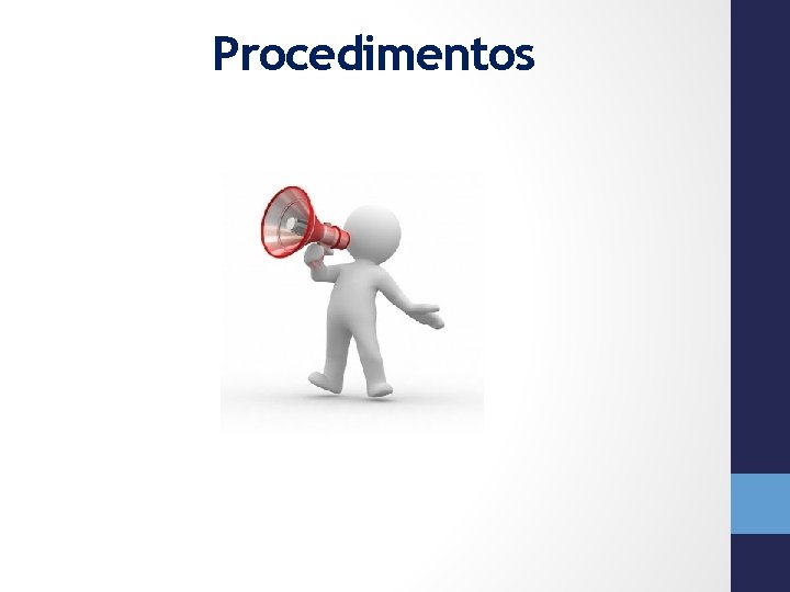 Procedimentos 