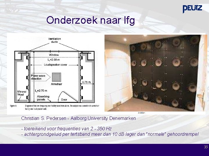 Onderzoek naar lfg Christian S. Pedersen - Aalborg University Denemarken - toereikend voor frequenties