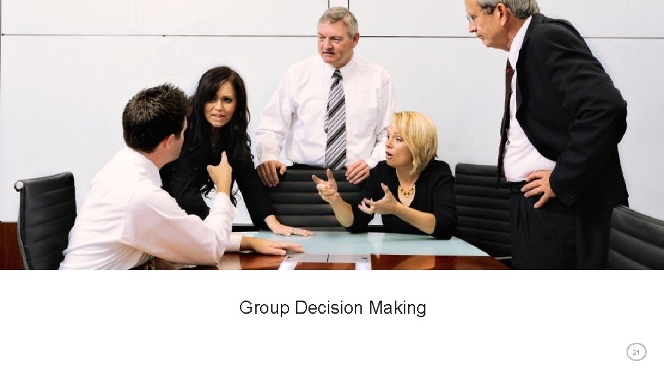 Group Decision Making 21 