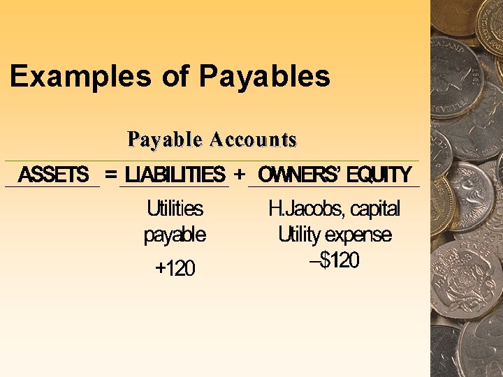 Examples of Payables 