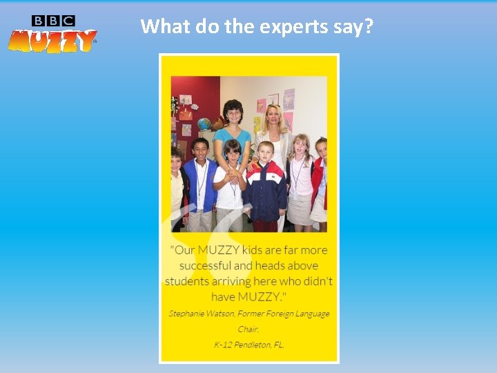What do the experts say? 