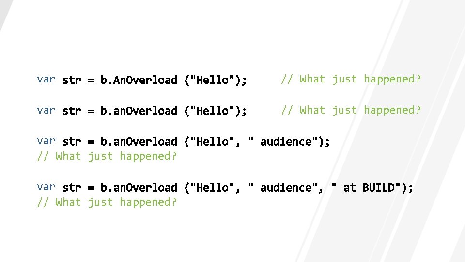 var // What just happened? 