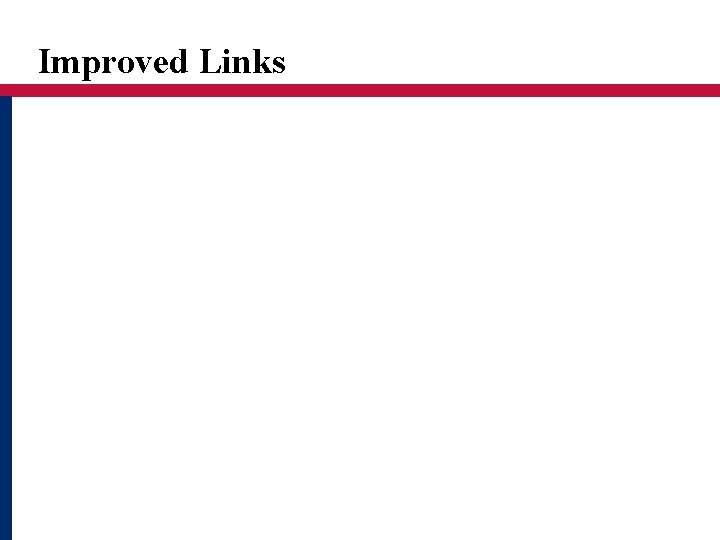 Improved Links 