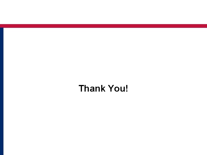 Thank You! 