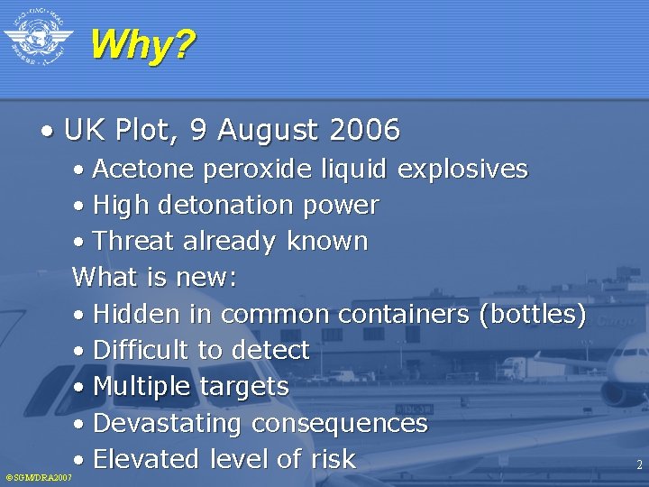 LAGs and STEBs New security concern International Civil