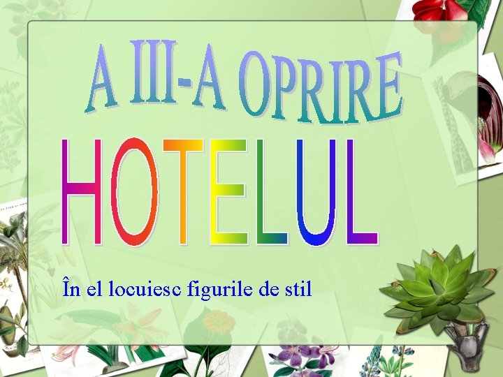 În el locuiesc figurile de stil 