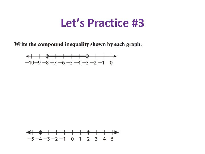 Let’s Practice #3 