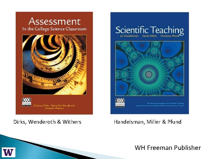 Dirks, Wenderoth & Withers Handelsman, Miller & Pfund WH Freeman Publisher 