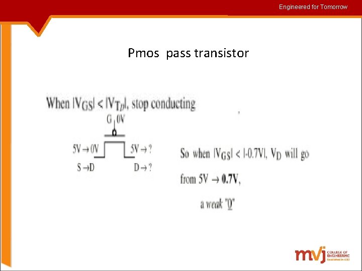 Engineered for for. Tomorrow Pmos pass transistor 