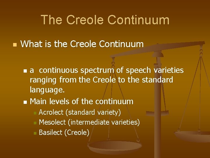 Social Stratification Language in the Modern Caribbean Part