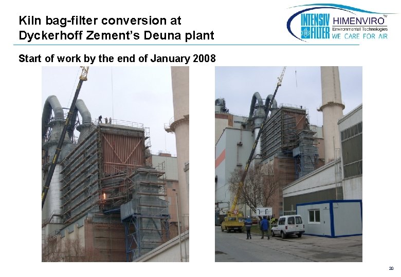 Kiln bag-filter conversion at Dyckerhoff Zement’s Deuna plant Start of work by the end